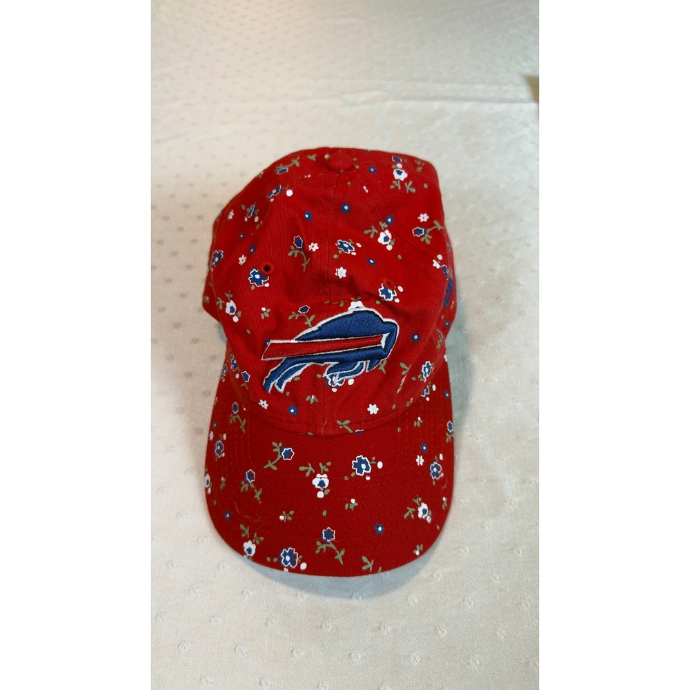 New Era Buffalo Bills Floral Hat Red 9TWENTY Adjustable NFL Women Dad Cap